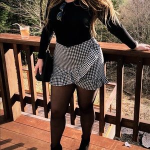 Checkered skirt